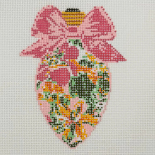 Bow Bulb Floral by Blue Waters Needlepoint