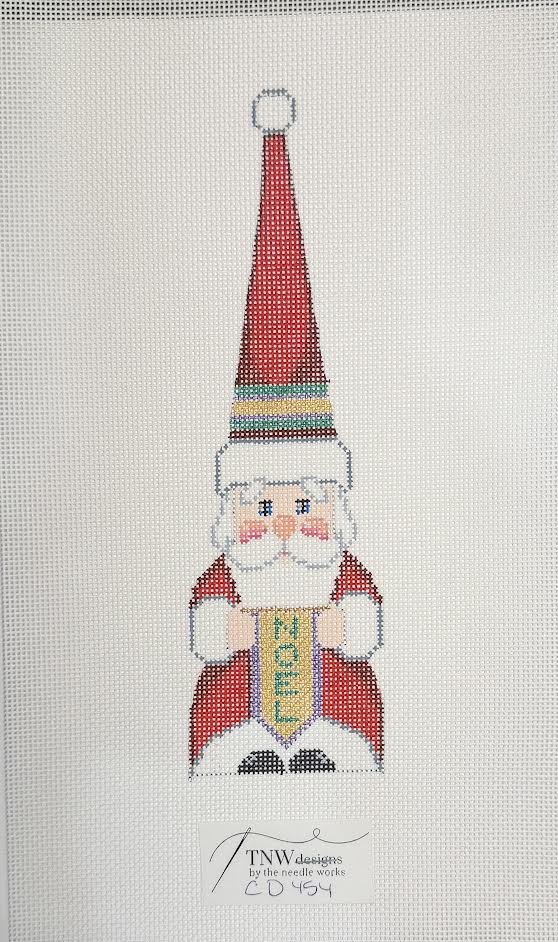 Santa with Cone Hat, Noel by Carol Dupree