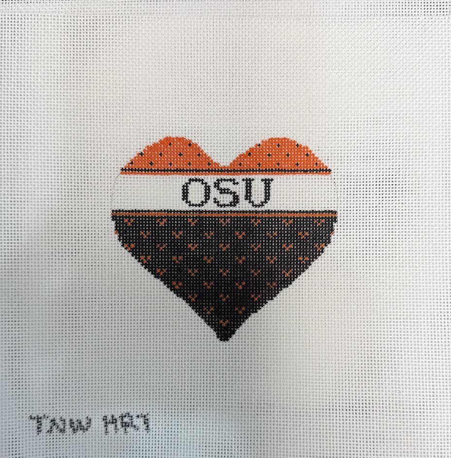 OSU Heart by The Needle Works