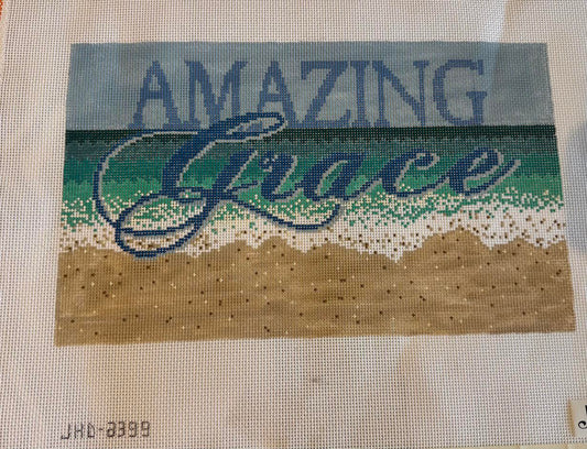 Amazing Grace Beach Scene by Janice Holden Designs