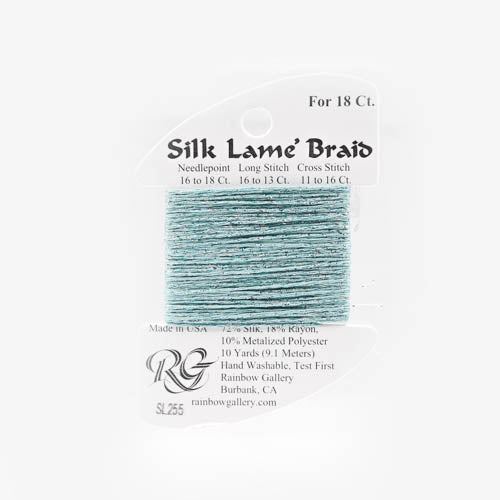 SL255 Seaglass | Silk Lame' Braid