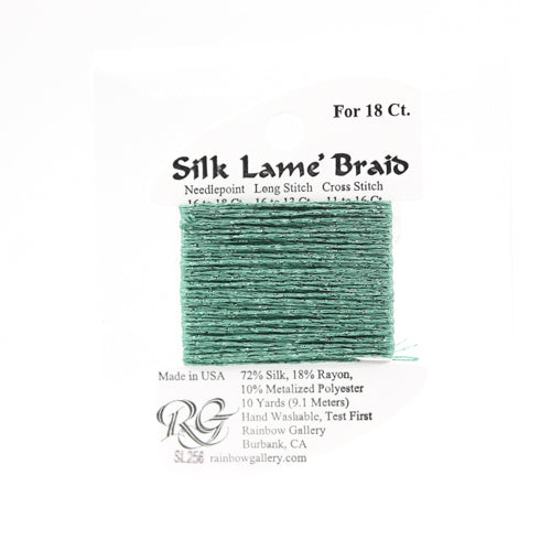 SL256 Desert Sage | Silk Lame' Braid