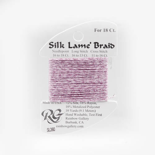 Silk Lame' Braid - Pink Blush SL260