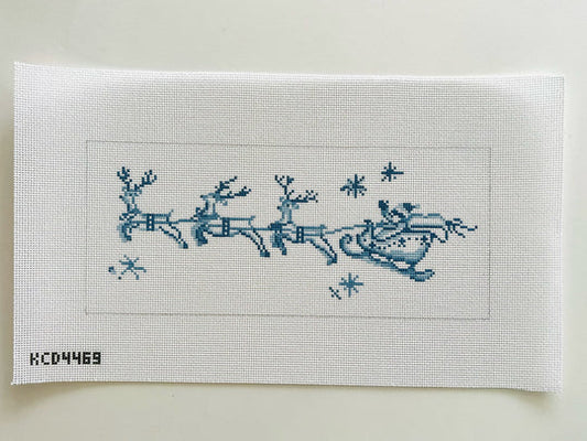 Santa & Sleigh Bolster Pillow by KCN Designers