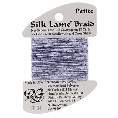 SP134 Light Purple | Petite Silk Lame' Braid