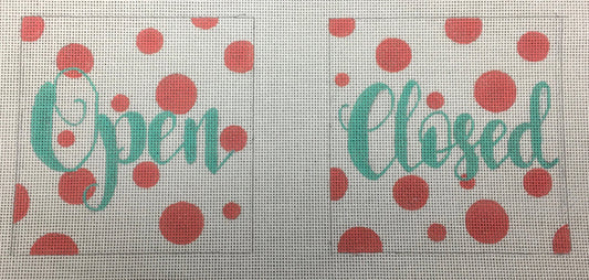 Double Sided Open/Closed sign