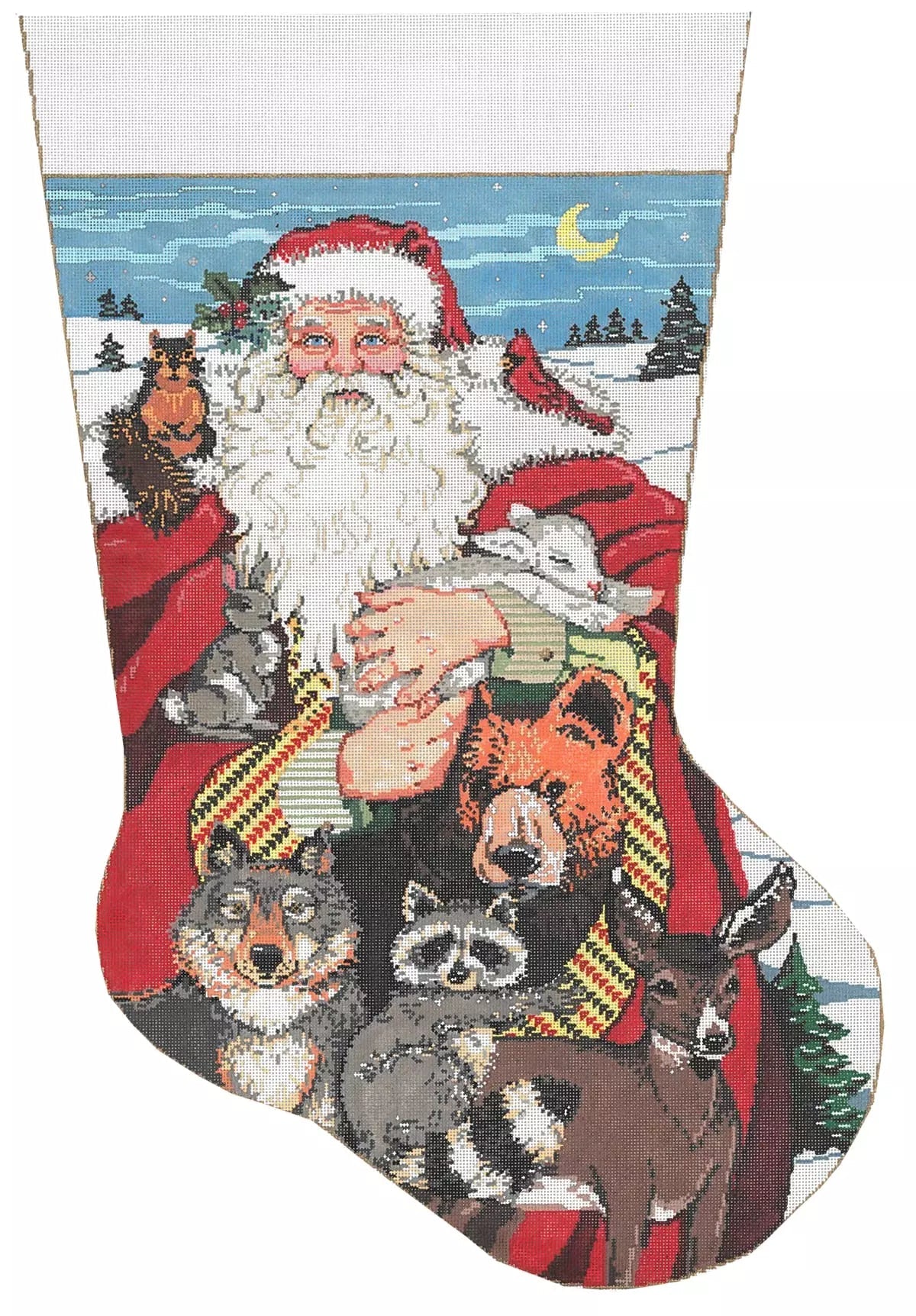 Beasts Stocking (Left) by Sandra Gilmore