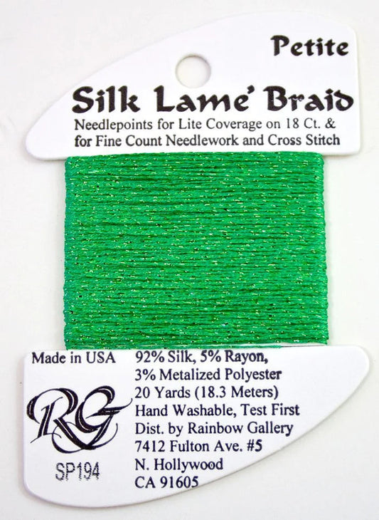 SP194 Lawn | Petite Silk Lame' Braid