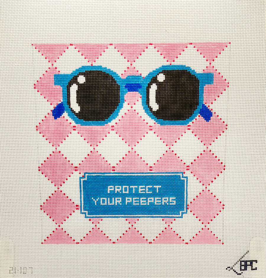 Protect Your Peepers Eyeglass Case by Blueberry Point Canvas
