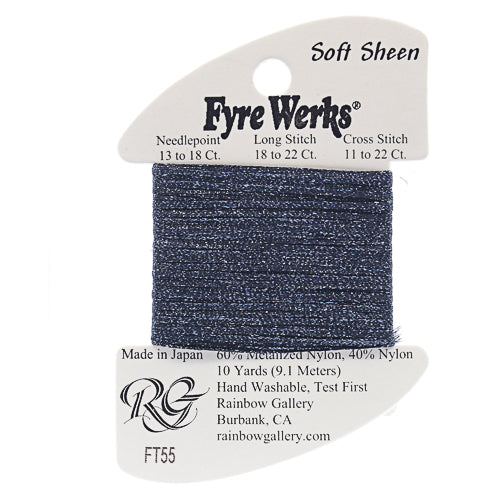 FT55 - Midnight Blue - Fyre Werks Soft Sheen