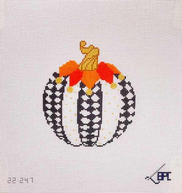 Pumpkin - Diamond by Blueberry Point Canvas