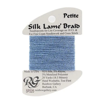 SP225 Forever Blue | Petite Silk Lame' Braid
