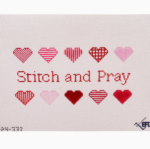 Stitch & Pray by Blueberry Point Canvas