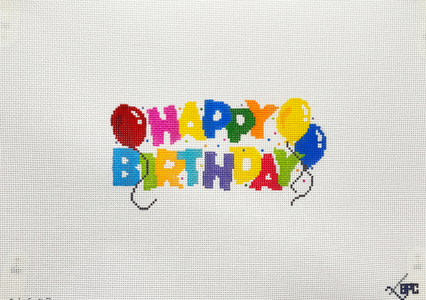 Happy Birthday Attachment by Blueberry Point Canvas