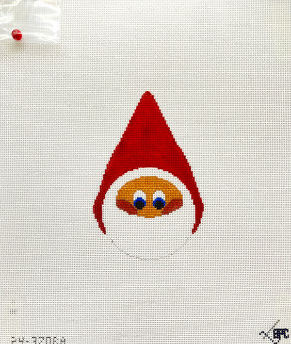 Santa Face w/Bead Nose by Blueberry Point Canvas