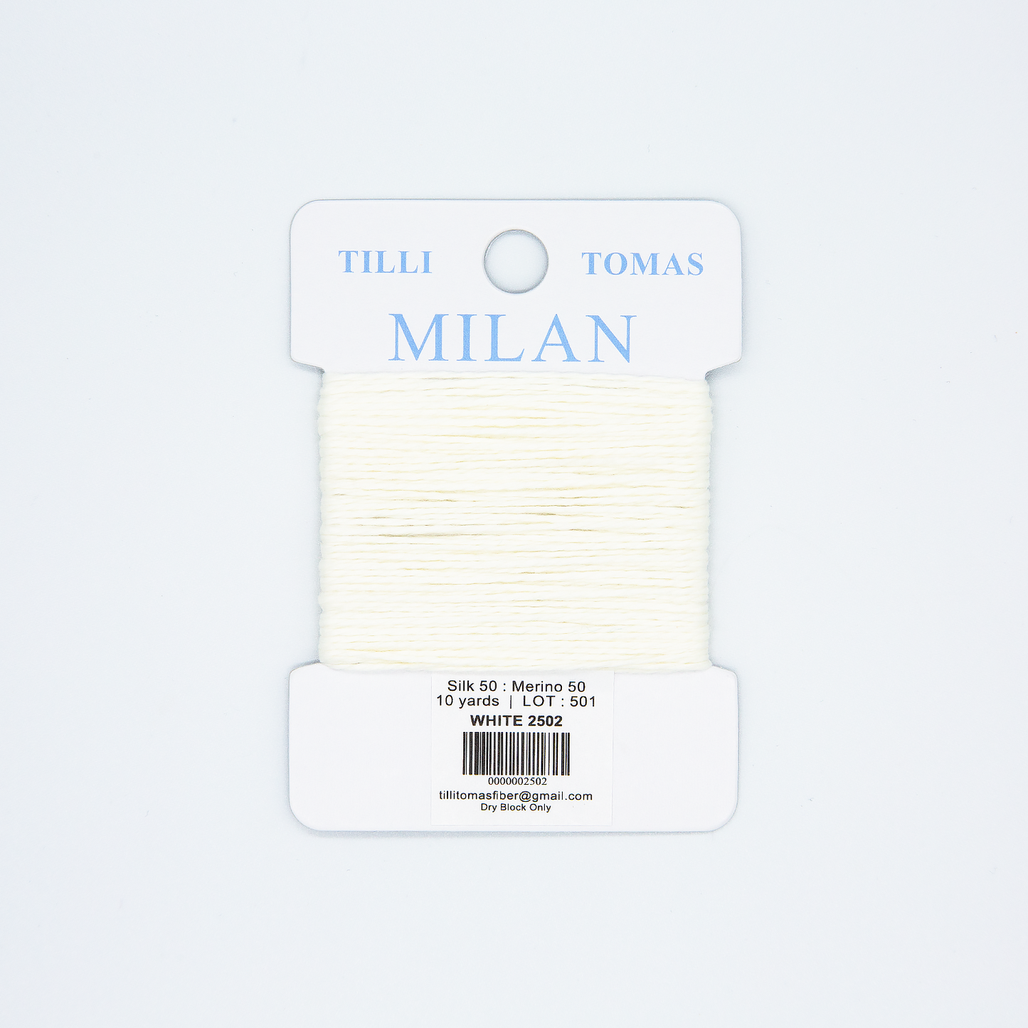 Milan Card - White 2502