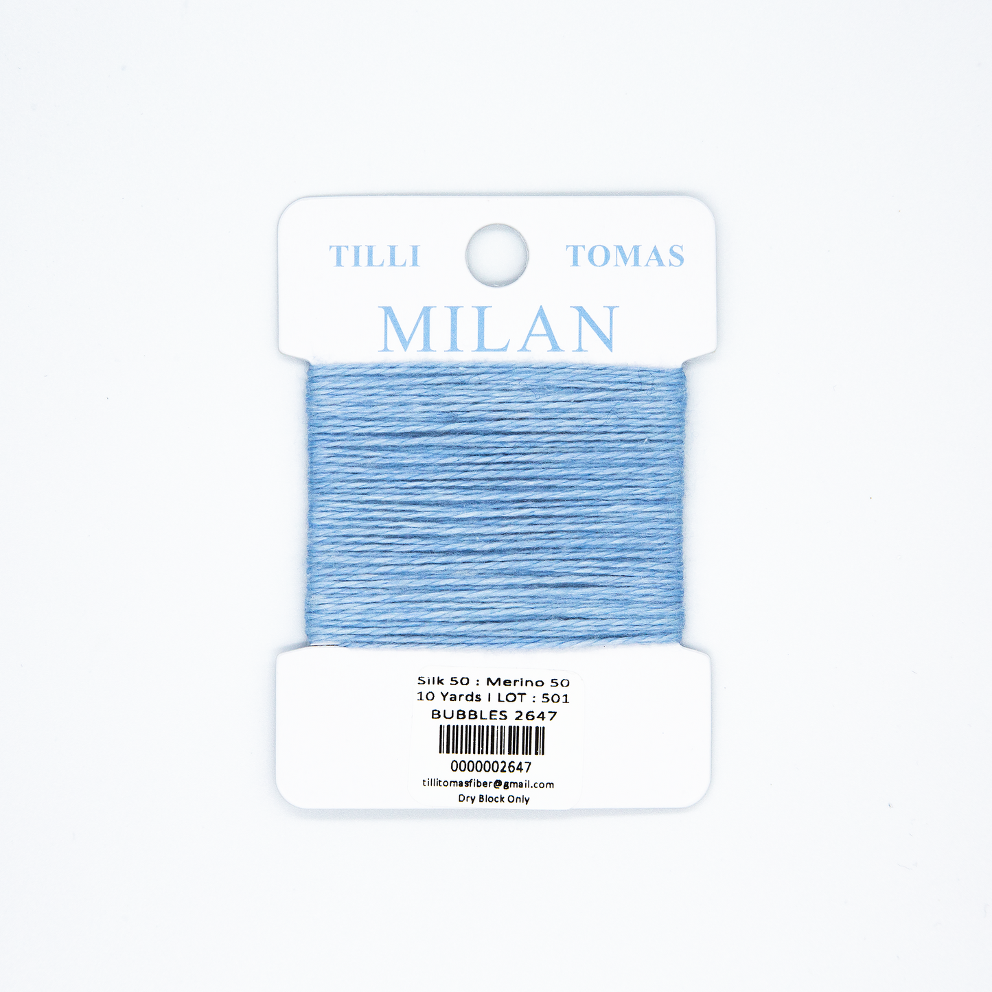 Milan Card - Bubbles