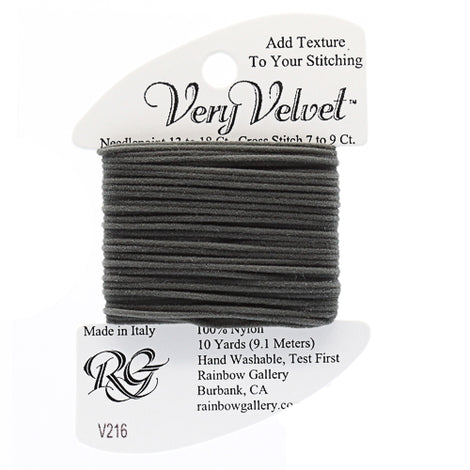 V216 Dark Gray - Very Velvet