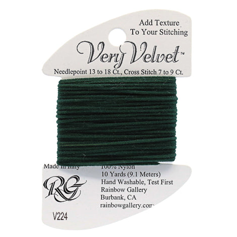 Very Velvet- Hunter Green V224