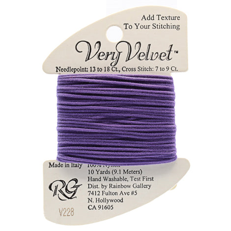 Very Velvet- Purple medium V228