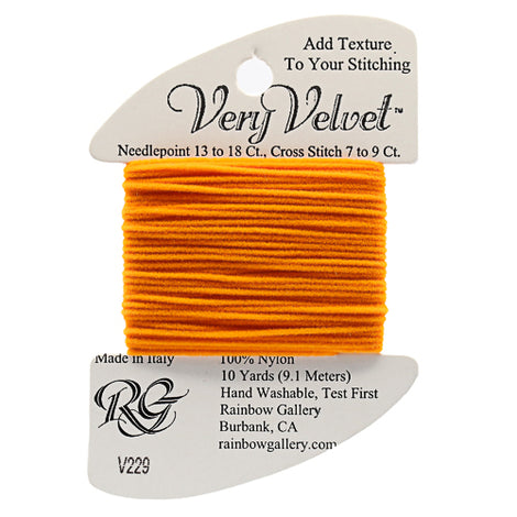 Very Velvet- Orange V229