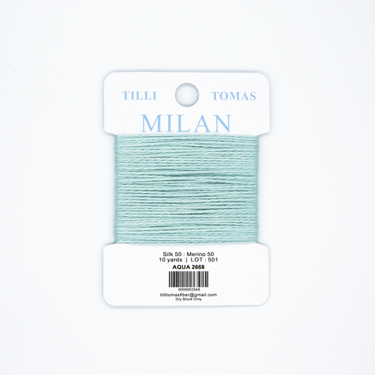 Milan Card - Aqua 2668