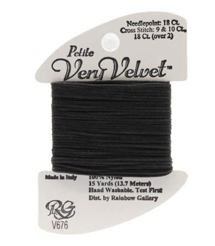 V676 Charcoal - Petite Very Velvet