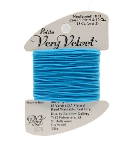 V678 Turquoise - Petite Very Velvet