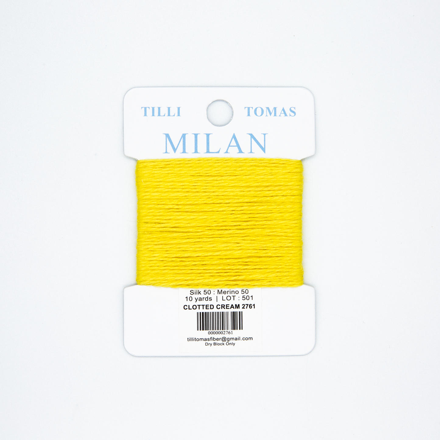 Milan Card - Clotted Cream