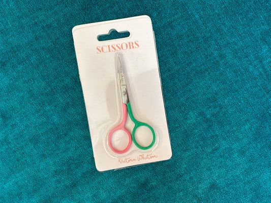 Pink and Green Scissors by Victoria Whitson