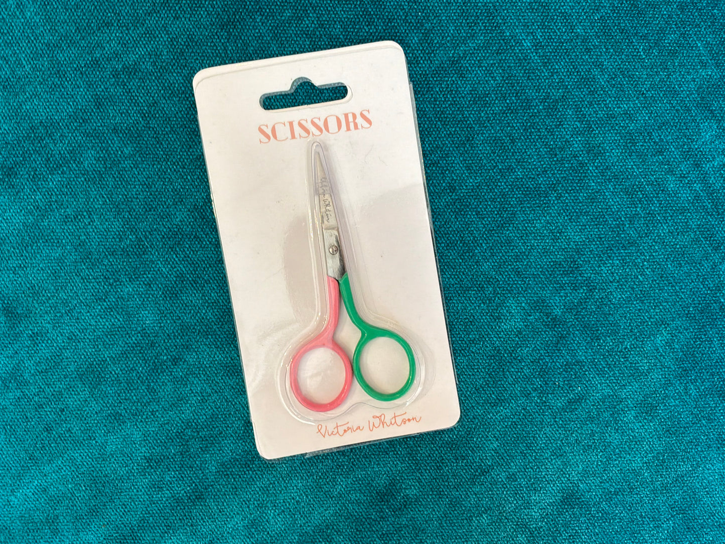 Pink and Green Scissors by Victoria Whitson