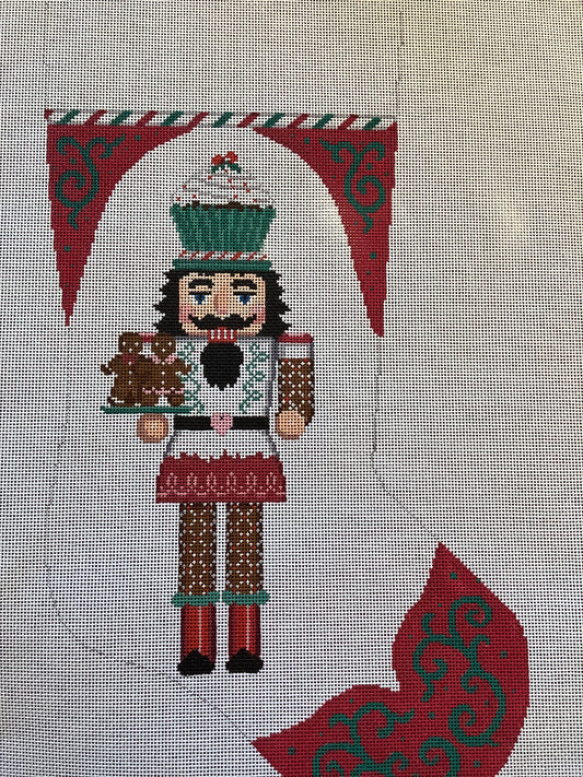 Cupcake Nutcracker Stocking