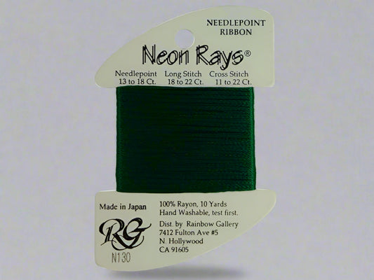 Neon Rays - Dark Christmas Green - N130