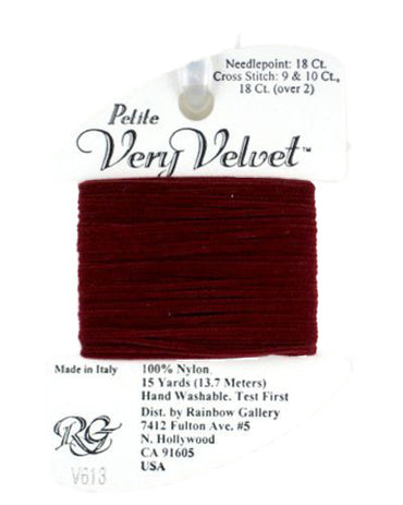 Petite Very Velvet Burgundy - V613