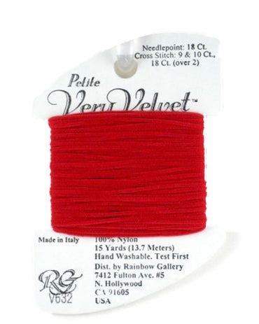 V632 Brite Red - Petite Very Velvet