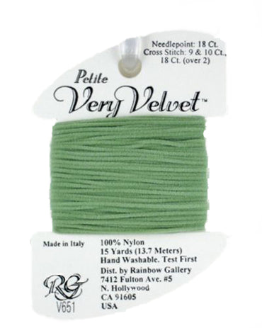 V651 Sage Green - Petite Very Velvet