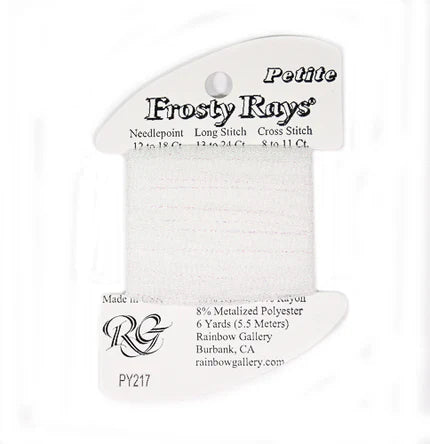 Petite Frosty Rays - White Pearl Ice PY217