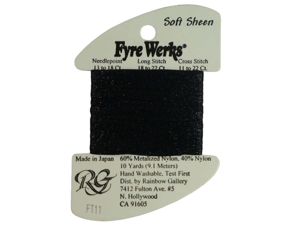 FT11 - Black - Fyre Werks Soft Sheen