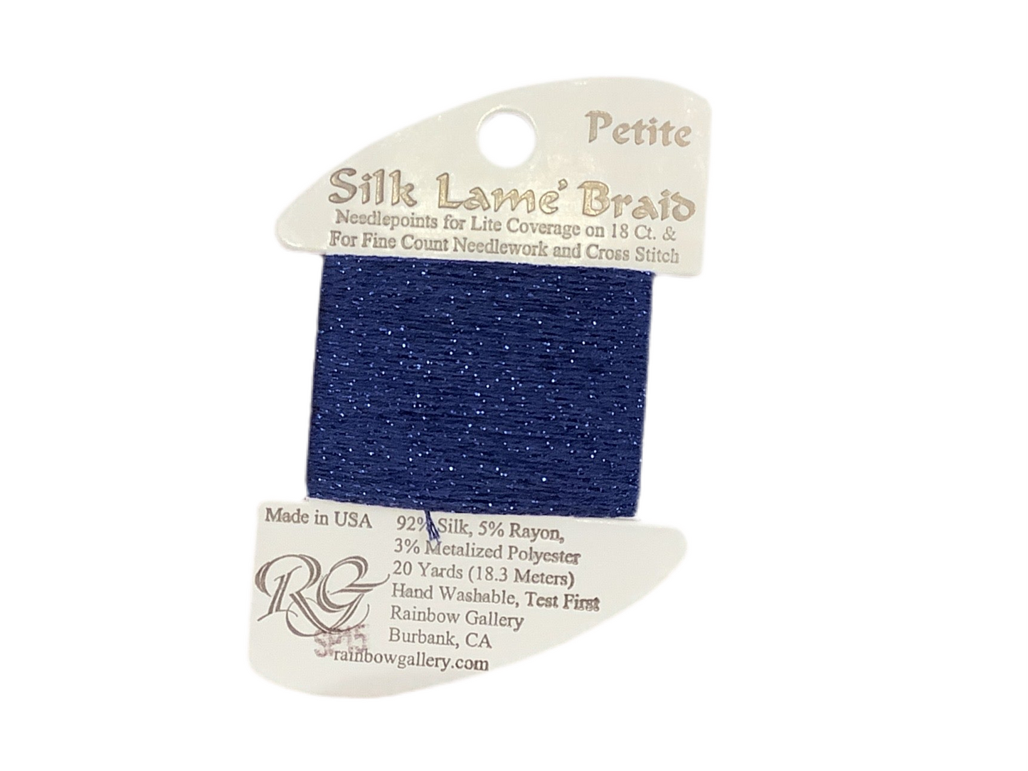 Petite Silk Lame' Braid Royal Blue - SP15