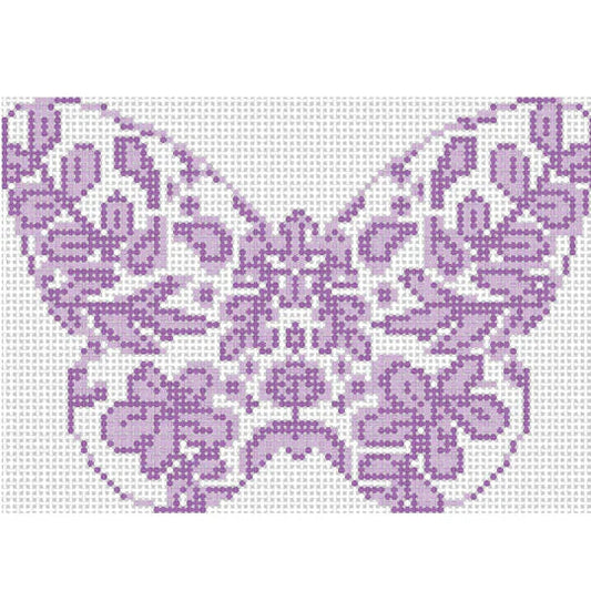 Chinoiserie Butterfly Purple by The Collection Designs