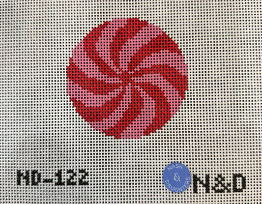 Pink & Red Peppermint by Nash & Daughters Needlepoint