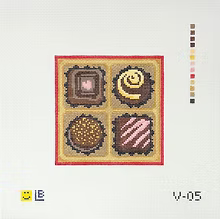 4-Piece Chocolate Box by Lauren Bloch