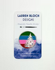 Tree on Stripes Needle Minder by Lauren Bloch