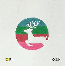 Reindeer on Stripes, 18m by Lauren Bloch