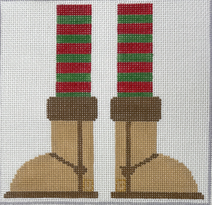 Elf in Boots - Tan by The Collection Designs