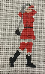 TSS-128 Golfing Mrs. Claus - 18 Mesh