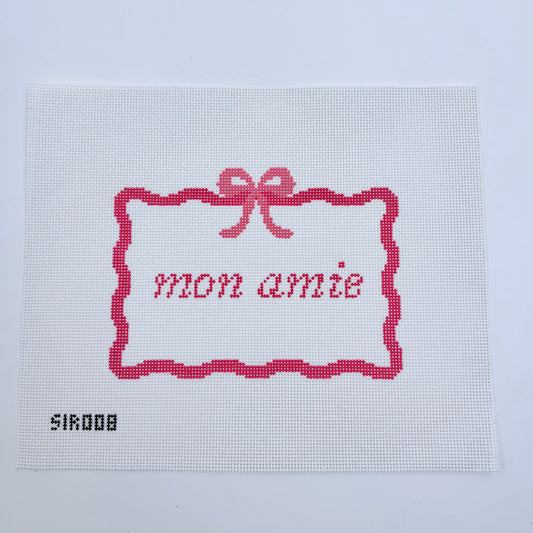 Mon Amie Pink Canvas