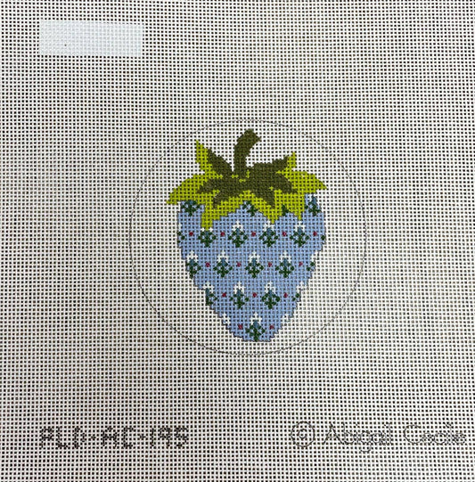 Stawberries Collections: Blue with Flowers
