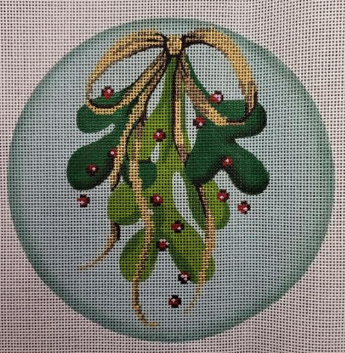Mistletoe Large Ornament by Patti Mann