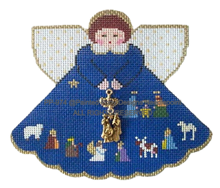 PP-974 Angel w/Charms: Nativity